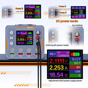 Estación de Carga USB Inteligente de 140W con 8 Puertos, Pantalla LED Digital, Puerto EX con Carga Inalámbrica Magnética, Cargador Multifuncional - Product Image 3