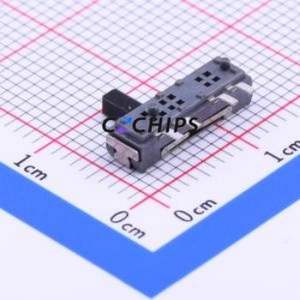 K3-1346S-L1 Slide Switch SMD Switch Single Pole Three Throw Rectangle Pin Header Gull Wing Type 13mm - Product Image 2