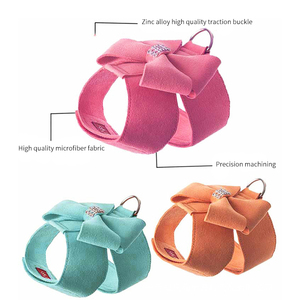 Juego de arnés de microfibra personalizado para perros y cachorros, conjunto de correa con lazo y correa para gato, bajo pedido mínimo - Product Image 5