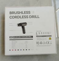 Perceuse sans fil légère 12V à moteur sans balais, rechargeable, pour travaux de bricolage à domicile, perçage du bois et du métal