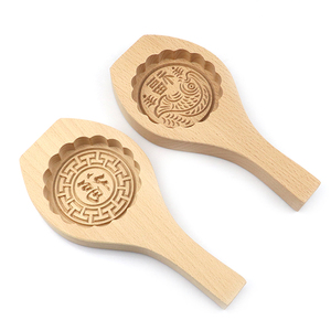 Stampo in Legno Vintage per Mooncake Cinese Antico, Decorazione in Legno per Dolci e Pane - Product Image 6
