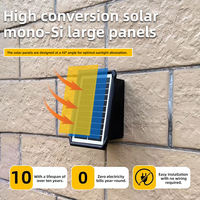 Lampe murale solaire extérieure IP65 étanche, LED RGB avec détecteur de mouvement, éclairage de terrasse moderne, spot décoratif, lampe solaire extérieure