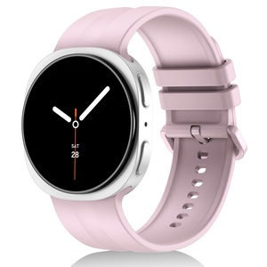 Correa de Reloj de Silicona de Color Sólido con Hebilla Colorida de Estilo Oficial de 20 mm y 22 mm para <span class=keywords><strong>Samsung</strong></span> Galaxy Watch9/8/8 Classic - Product Image 3