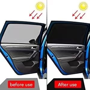 Universeller Gaze-Fensterschutz Anti-Mücken-Netz für Auto-Heckscheibe, Seitenvorhang, Sonnenschutz, Insektenschutz, Sonnenschutz, Schutz für das Auto - Product Image 3