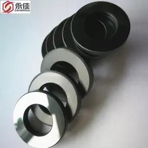 China industrial SIC black ceramic silicon carbide sealing rings washer