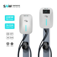Vente en gros de chargeurs rapides pour voitures électriques AC EV de haute qualité avec prise CEE, type 2, Wallbox gris/noir, station de charge portable
