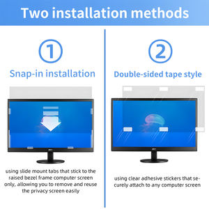 27 pouces vente d'usine Double face <span class=keywords><strong>filtre</strong></span> d'écran de confidentialité magnétique universel matériau PET souple pour écran d'ordinateur - Product Image 6
