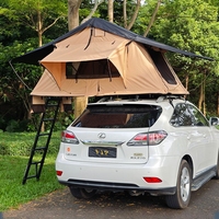 Carpa Plegable para Techo de Auto para Viajes en Autocaravana, Carpa de Techo para Camping con Baja Resistencia al Viento y Protección de Doble Capa