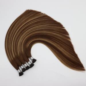 Venta caliente Straight I Tip Extensión de cabello humano 100% Extensiones de cabello humano Cabello virgen crudo - Product Image 3