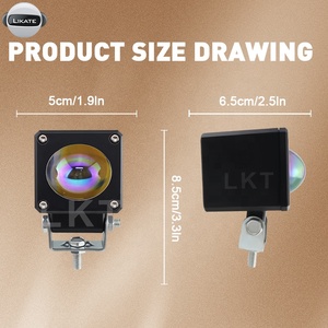 Luce di guida monocolore luce di guida a LED faro faro moto luce ausiliaria - Product Image 3