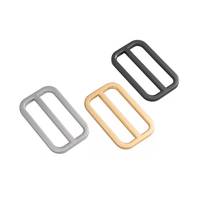 Réglage de la bandoulière à boucle en métal rectangulaire pour sacs Anneau en alliage de zinc avec accessoires de bagage en plastique et en cuir