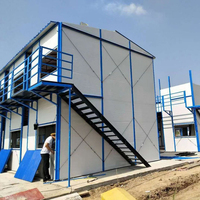 Maisons modulaires portables pliables de 20 pieds, maisons conteneurs préfabriquées pliantes en acier, abri de voiture rapide à vendre