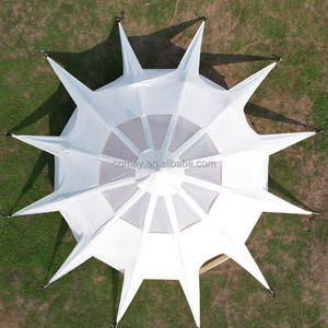 Tenda per esterni <span class=keywords><strong>Glamping</strong></span> di lusso in cotone 4 stagioni 4m 5m 6m tenda per osservare le stelle - Product Image 5