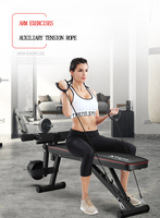 Banc de musculation réglable pour la maison, équipement de musculation, banc de musculation, vente directe d'usine en Chine