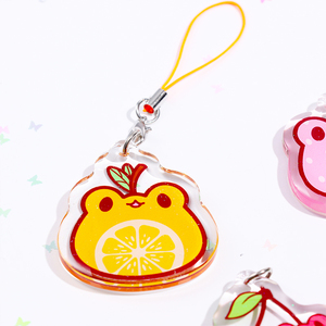 Vigreat chất lượng tốt nhất nhựa in quyến rũ điện thoại với long lanh Epoxy Anime trong suốt tùy chỉnh Keychain Acrylic - Product Image 3