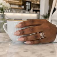 Ongles artificiels 3D en diamant faits à la main, prix de gros de haute qualité, OEM ODM, étiquette privée, faux ongles