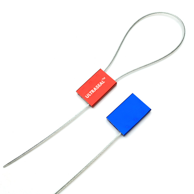 US-CC184 Tamper Proof Customs Numbered Container Cable Security Seal with Large Printing Area