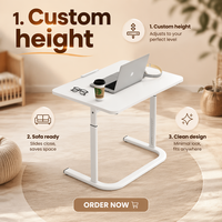High-quality Laptop Computer Table - Multi-functional Sofa Table - Height-adjustable Mobile Study Table - Adjustable Desk Angle