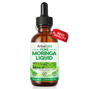 ArtoaLabs 60ml ekstrak daun <span class=keywords><strong>Moringa</strong></span> organik metabolisme minyak Vegan dan cairan pendukung kekebalan tubuh untuk energi - Product Image 2