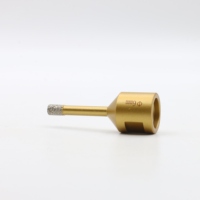 Foret diamanté à noyau sinterisé en acier rapide de 6 mm pour le perçage de granit, brique, carrelage, céramique, béton, pierre – Outils de perçage CNC 60
