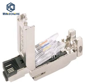 Conector Industrial Ethernet RJ45 6GK1901-1BB10-2AA0 6GK1901-1BB10-2AB0, Enchufe de Cable de Red Industrial de 180 Grados y 4 Puertos, Conexión Rápida - Product Image 1