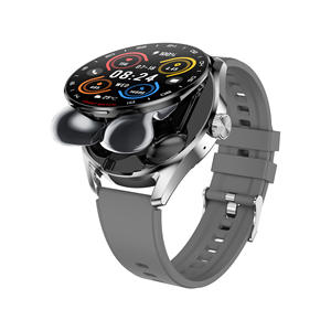 Montre connectée D9S avec fonction d'appel, moniteur de fréquence cardiaque, podomètre, suivi du sommeil et de la pression artérielle, étanche et en silicone pour le sport - Product Image 3