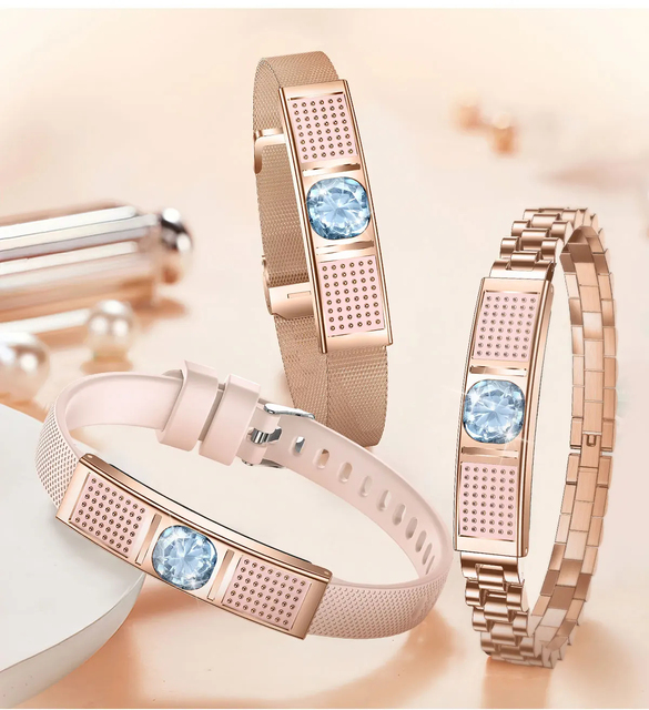 L18 Smart Bracelet Features Sleep Monitoring Women's Menstrual Cycle Management Sports Mode 3ATM for Android & IOS