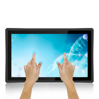 PC Industrial Táctil de 21.5 Pulgadas IP65 Intel J1900/i3/i5/i7 Win/Linux Pantalla Táctil Capacitiva de 10 Puntos Sin Ventilador Todo en Uno Panel PC Integrado