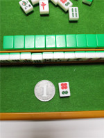 Table de Mahjong Pliante en Métal Mini Sparrow, Vente en Gros Direct Usine, pour Voyage, avec Gravure, Distribution de Dés et Règle