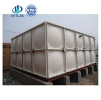 Personnalisé 10*5*1.5m 7*5*3m 50000 litres SMC FRP GRP réservoir d'eau en plastique renforcé de fibre de verre de lutte contre l'incendie