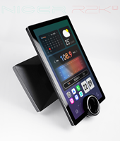 Autoradio Android 13 universel avec écran OLED rotatif 2K de 11,5 pouces, navigation GPS et aide au recul par détection de mouvement