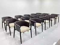Chaises de salle à manger en bois massif pour la maison et les restaurants, avec dossiers haut de gamme, modernes, simples, chaises d'hôtel de luxe léger