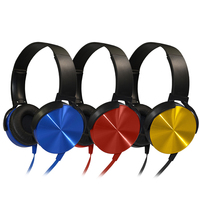 Meilleure vente moins cher prix Oem casque étudiant filaire casque supra-auriculaire avec son Hi-Fi pour les voyages sportifs DJ et l'utilisation du téléphone portable