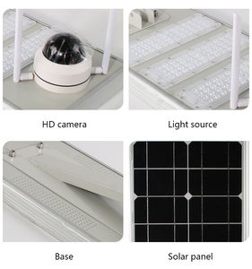 <span class=keywords><strong>Lampadaire</strong></span> solaire LED tout-en-un pour l'extérieur avec panneau solaire 100W et caméra LED pour villes intelligentes - Product Image 4