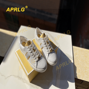 Zapatillas Blancas Planas de Talla Grande para Mujer, Edición Coreana Primavera/Verano 2025, Transpirables, con Cordones, Casuales, Marca M-K, con Amortiguación y Antiolor - Product Image 4