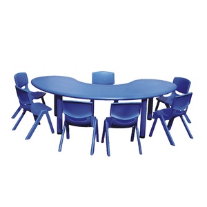 Mesa y sillas de altura ajustable para niños, juegos de muebles - Product Image 1