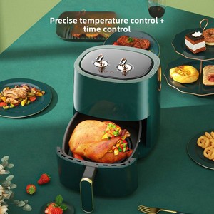 <span class=keywords><strong>Friteuse</strong></span> à air électrique moderne pour usage domestique et commercial, 3,5 L, en <span class=keywords><strong>plastique</strong></span>, avec écran LCD et protection contre la surchauffe - Product Image 4