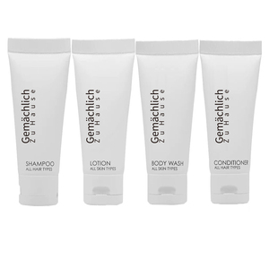 Artículos de Tocador Personalizados para Hotel, Mini <span class=keywords><strong>Champú</strong></span> y Gel de Ducha de 100 ml, 50 ml y 20 ml, Biodegradables y Ecológicos - Product Image 1