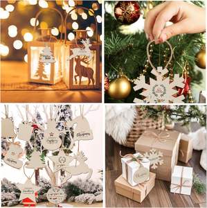 Ornements <span class=keywords><strong>de</strong></span> bricolage <span class=keywords><strong>en</strong></span> <span class=keywords><strong>bois</strong></span> tranches <span class=keywords><strong>de</strong></span> <span class=keywords><strong>bois</strong></span> vierges pré-percées inachevées artisanat <span class=keywords><strong>de</strong></span> Noël pour enfants et adultes bricolage vacances <span class=keywords><strong>de</strong></span> Noël - Product Image 3