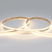 Bande LED COB haute tension 220V 8mm 296 LED/m 3000K CRI80 800lm/m sans driver pour éclairage architectural encastré