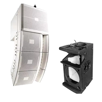 Altavoces de escenario colgantes para exteriores de Iglesia activa/pasiva de 8 ohmios de rango completo compacto profesional carcasa de madera contrachapada de alta calidad