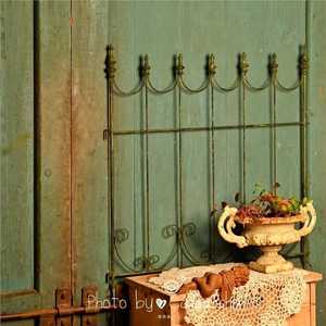 Clôture en fonte à coins arrondis en forme de lance, décorative pour jardin extérieur, barrière métallique pour cour et jardin. - Product Image 3