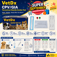 10 Tests Box Parvovirus/Giardia Combo Test CPV GIA Veterinaire Lateral Flow Snelle Test Kit