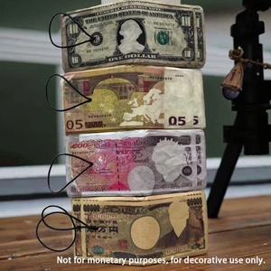 Cartera Corta Bifold Personalizada Boshiho, Cartera de Cuero Genuino con Diseño Impreso, Monedero para Billetes y Tarjetas de Crédito - Product Image 2