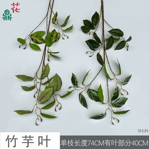 ใบไม้ประดิษฐ์ พลาสติก ตกแต่งบ้าน ตกแต่งร้านอาหาร สไตล์เรียบง่าย - Product Image 2