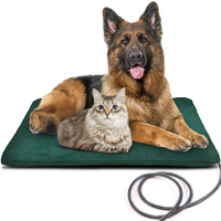 Coussin chauffant imperméable pour chien et chat, 11 températures réglables et arrêt automatique 24h/24, grand tapis chauffant pour animaux de compagnie