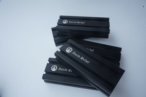 Standard europeo <span class=keywords><strong>4080</strong></span> alluminio estrusione profilo telaio T Slot argento nero anodizzato in alluminio industriale profili quadrati - Product Image 2