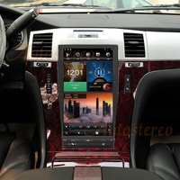 13.6 inç Tesla radyo Cadillac Escalade 2007-2014 için Android 9.0 ana ünite multimedya araba GPS navigasyon oto Stereo elektronik