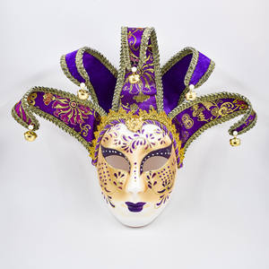 Máscaras Italianas Pintadas con PVC para Fiesta <span class=keywords><strong>de</strong></span> Baile <span class=keywords><strong>de</strong></span> Halloween, Máscaras <span class=keywords><strong>de</strong></span> Carnaval <span class=keywords><strong>de</strong></span> Mardi Gras, Estilo Veneciano, Máscaras <span class=keywords><strong>de</strong></span> Fiesta LED - Product Image 1