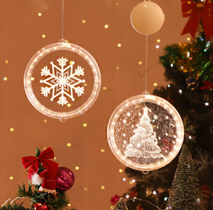 Venta caliente luces de Navidad 3D luces colgantes decoración de la habitación modelado dormitorio Festival diseño LED Luz colgante - Product Image 3